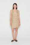 MIRAGE VEST DRESS BEIGE